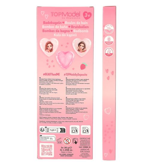 TOPModel bedrukte badbom BEAUTY and ME