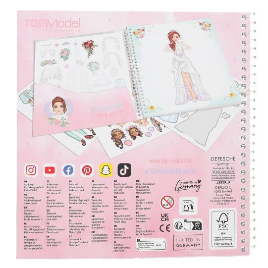 TOPModel Dress Me Up stickerboek Wedding