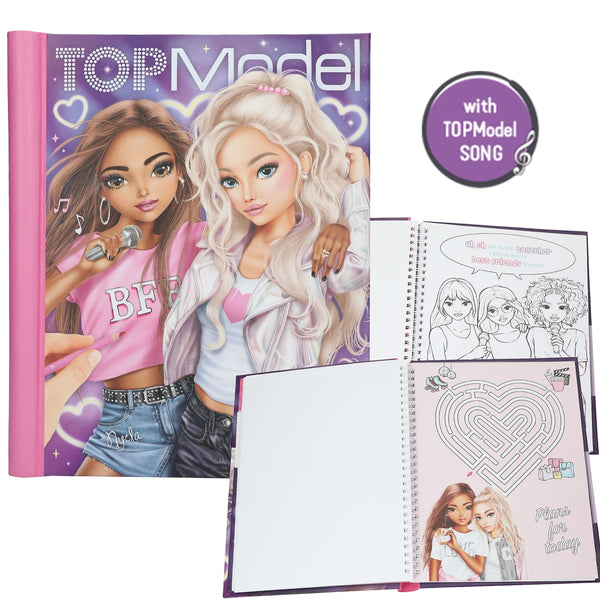 TOPModel kleurboek met LED en geluid MY BFF