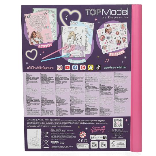 TOPModel kleurboek met LED en geluid MY BFF