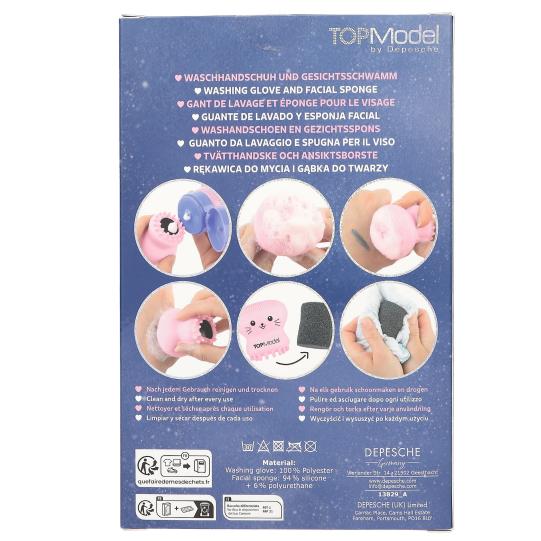 TOPModel washandje & gezichtsspons BEAUTY and ME