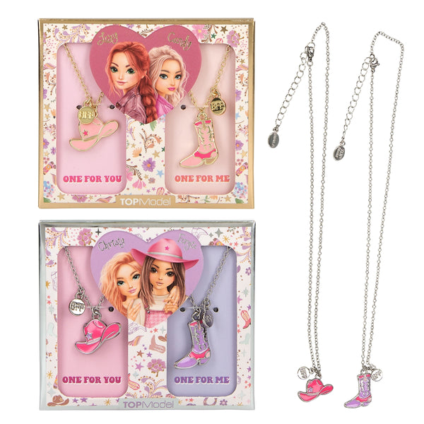 TOPModel BFF ketting laars + hoed COWGIRL Assorti 1 set