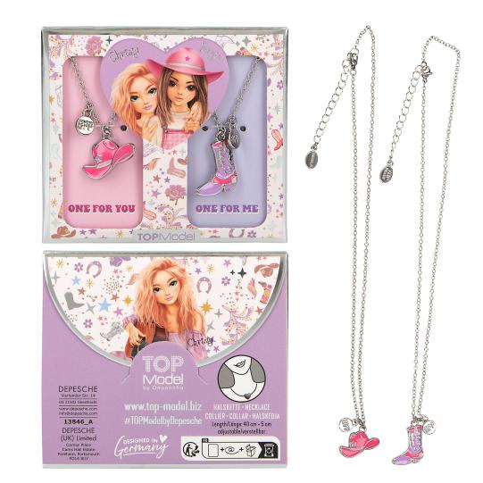 TOPModel BFF ketting laars + hoed COWGIRL Assorti 1 set