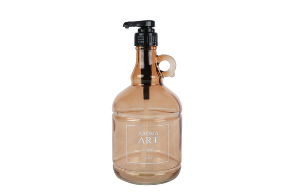 Zeeppomp Aroma Art Soap 1500ml l.bruin/zwart glas/kunststo