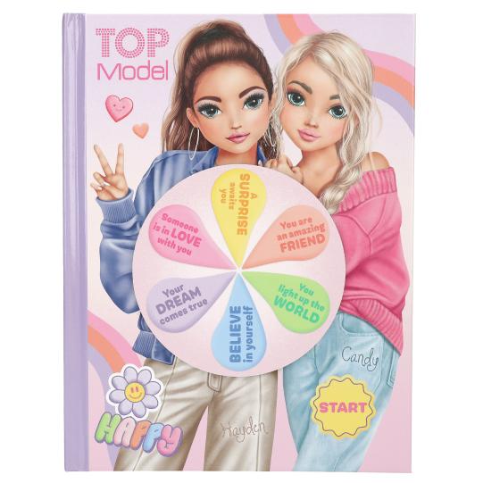TOPModel mood kleurboek met licht Engelse versie