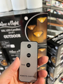 XXL LED Kaarsen set van 3 Outdoor, met timer