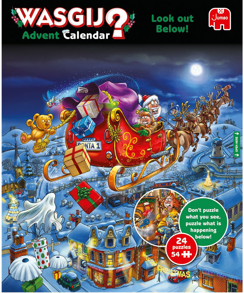 Puzzel Wasgij Advent Calendar 2025 24x50 stukjes