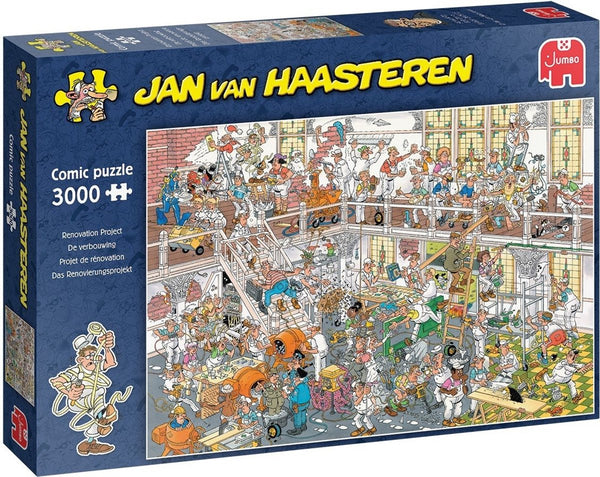 Jan van Haasteren  De verbouwing  3000 stukjes puzzel  Legpuzzel