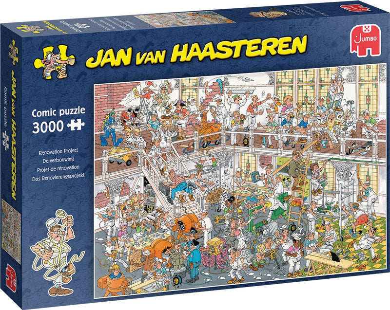 Jan van Haasteren  De verbouwing  3000 stukjes puzzel  Legpuzzel
