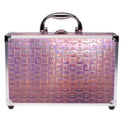 Casuelle Holografisch Make Up Koffer Roze Glamour