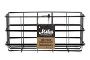 Maku Opbergmand metaal zwart 19x14x9 cm