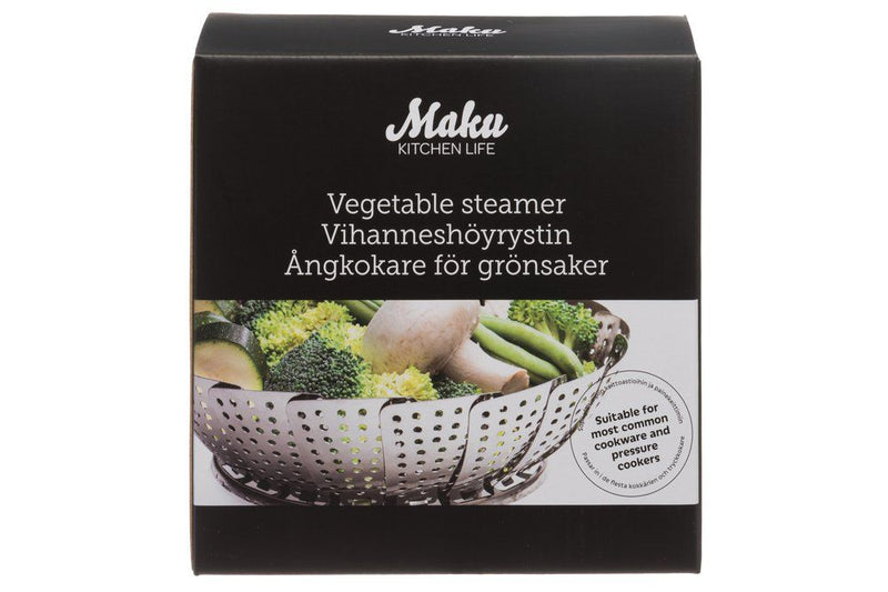 Maku Basic stoommandje staal