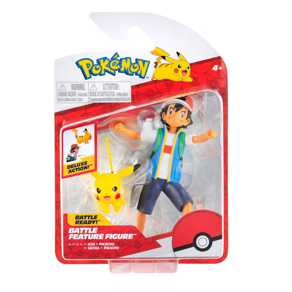 Pokemon Battle Feature Figuren (Ash & Pikachu) wave 10