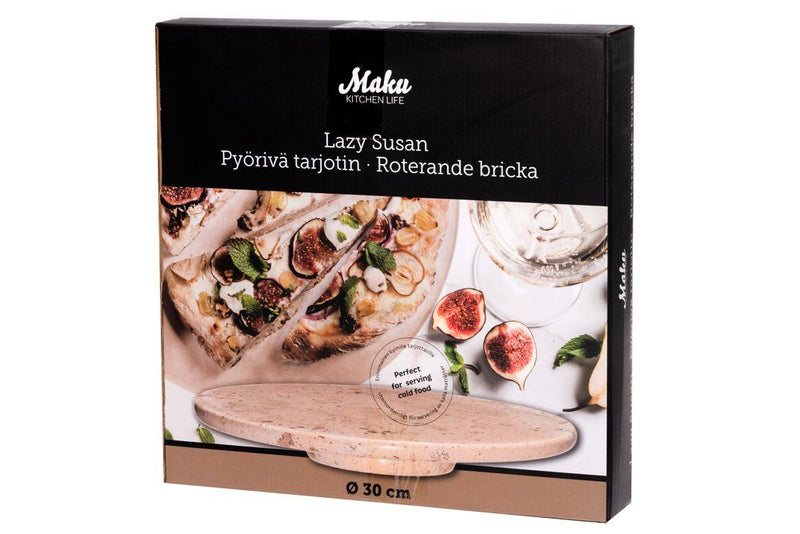 Maku Draaiend dienblad marmer Ø 30 cm