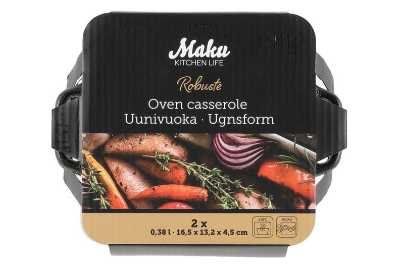 Maku Robuste ovenschaal keramiek 2 st.