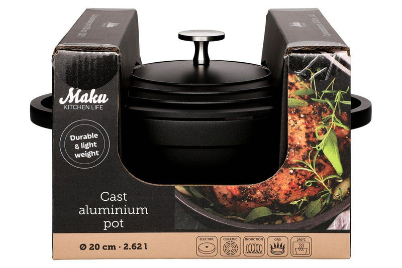 Maku Kitchen Life gietaluminium pan  20 cm 2.6L