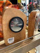 Klok Jessy L naturel hout 1xAAex 14,5x6,5x18cm