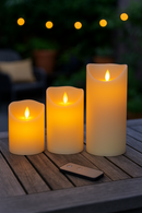 XXL LED Kaarsen set van 3 Outdoor, met timer