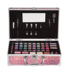 Casuelle Holografisch Make Up Koffer Roze Glamour