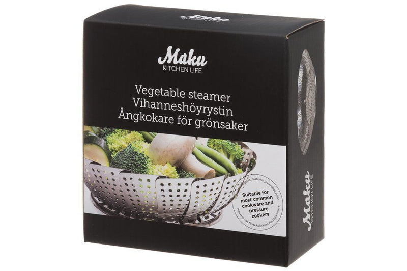 Maku Basic stoommandje staal