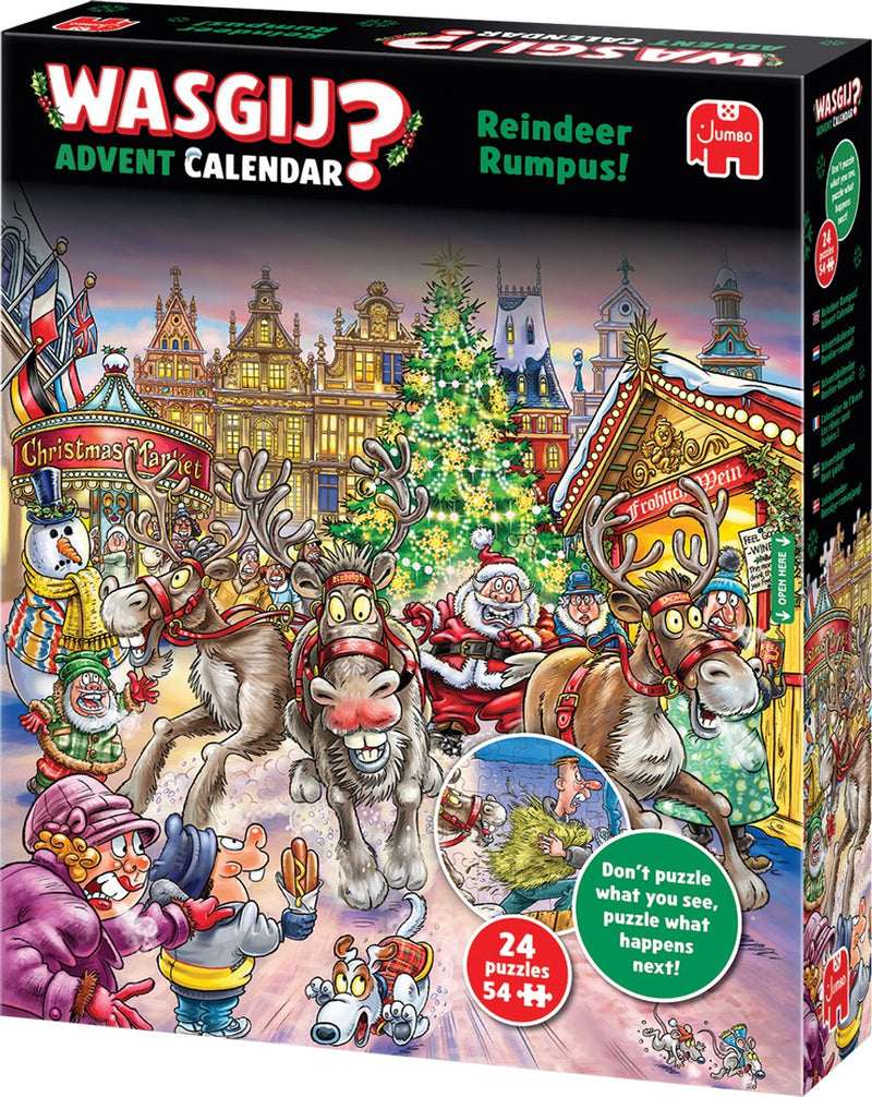 Puzzel Wasgij Advent Calendar 2025 24x50 stukjes