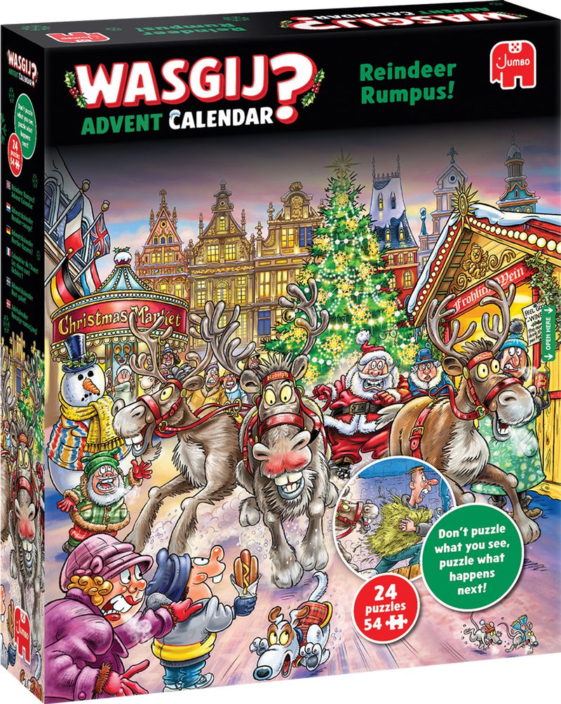 Puzzel Wasgij Advent Calendar 2025 24x50 stukjes