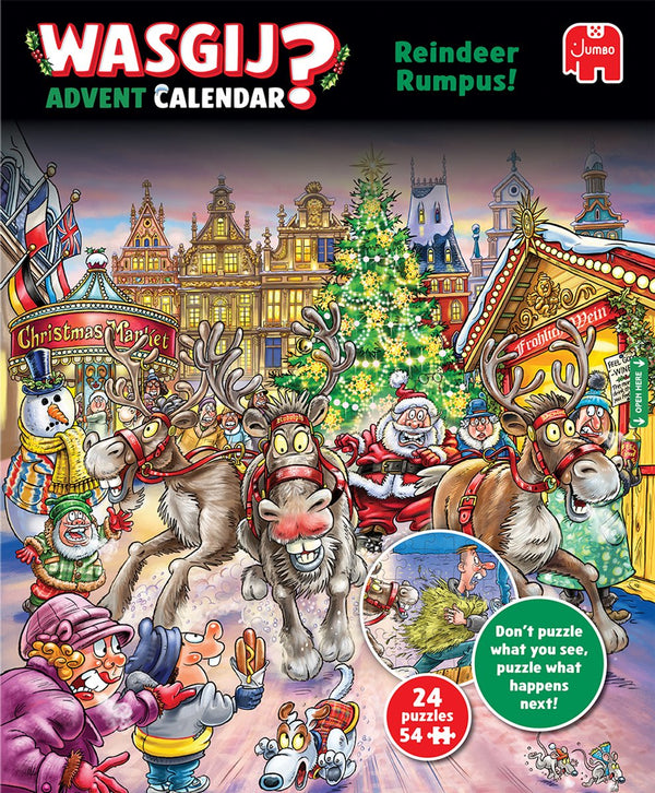 Puzzel Wasgij Advent Calendar 2025 24x50 stukjes