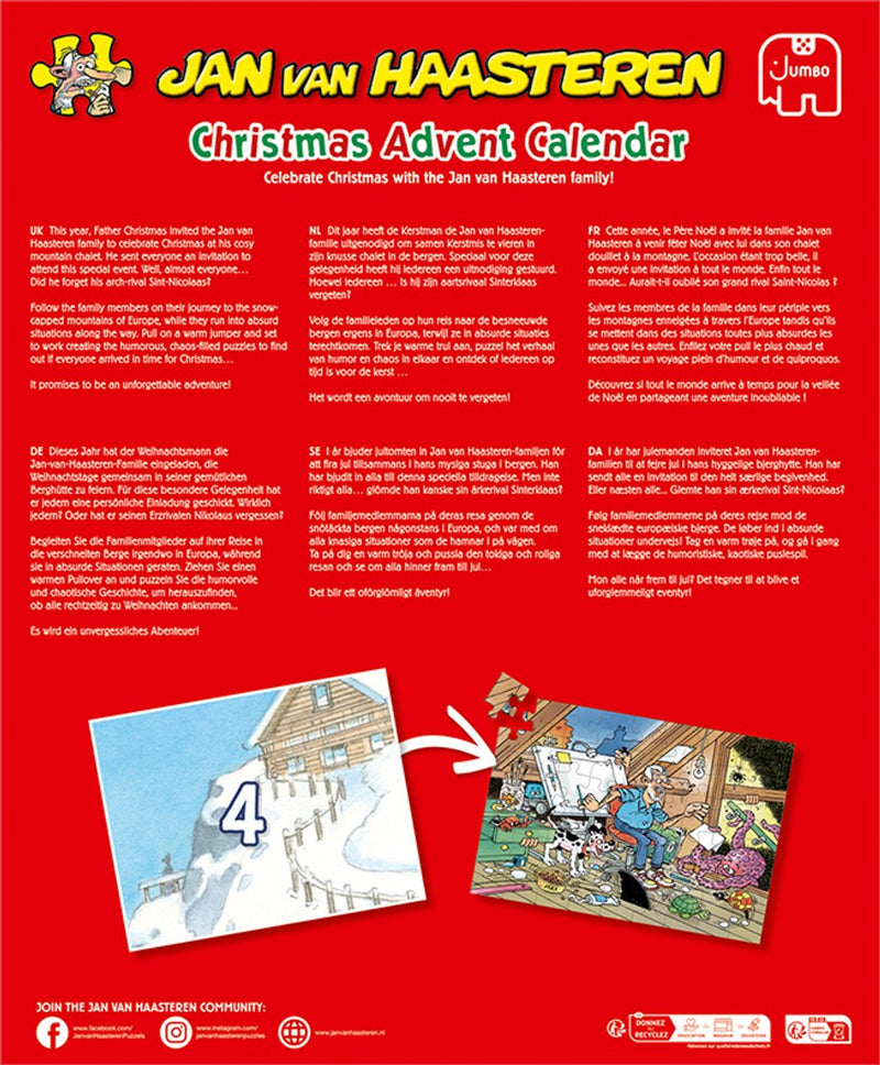 Puzzel Jan Van Haasteren Advent Calendar 2025