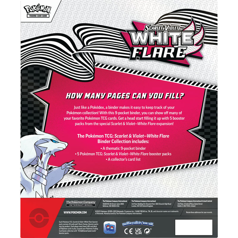 Pokemon sv10.5 white flare binder collection