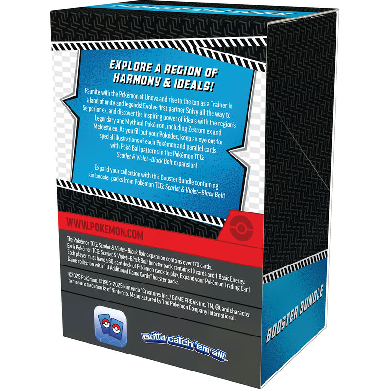 Pokémon TCG: Scarlet & Violet – Black Bolt Booster Bundle