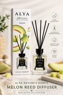 ALYA Nature’s Scents Reed geurstokjes Melon – 100 ml