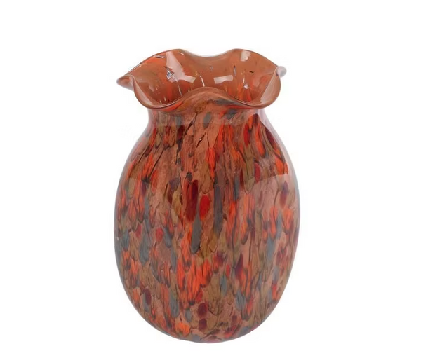 Vaas Imme S amber multicolor glas 15x15x25cm