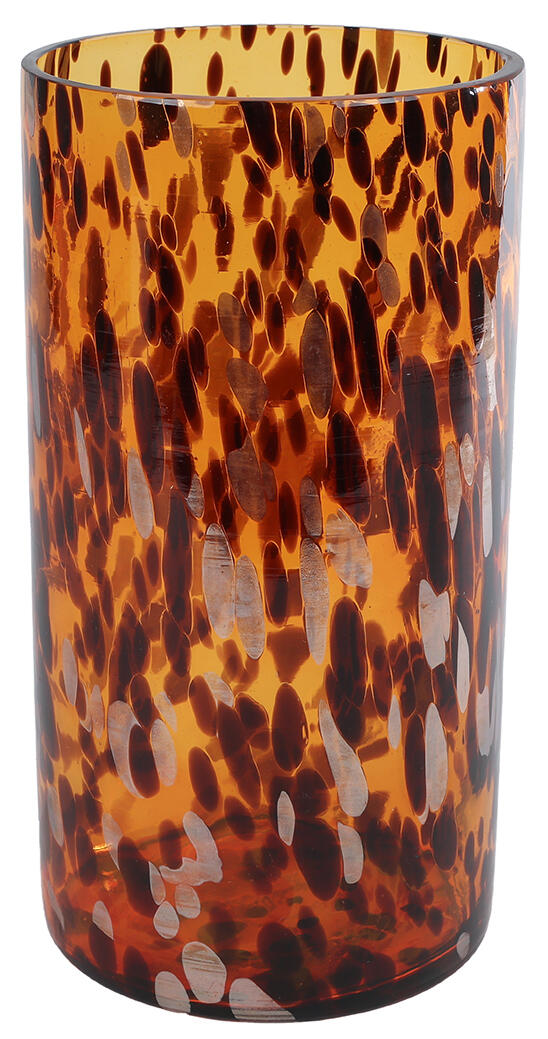 Vaas Neva bruin/goud recht glas L