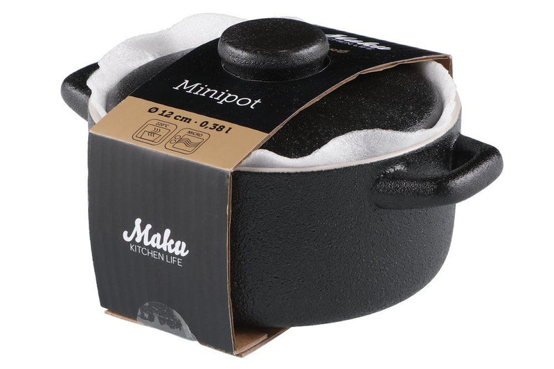 Maku Robuste Cocotte keramiek met deksel 0,38 L 12 cm