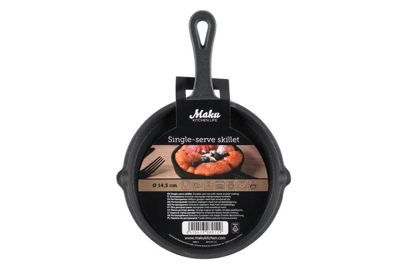 Maku Single-serve grillpan rond gietijzer 14,5 cm