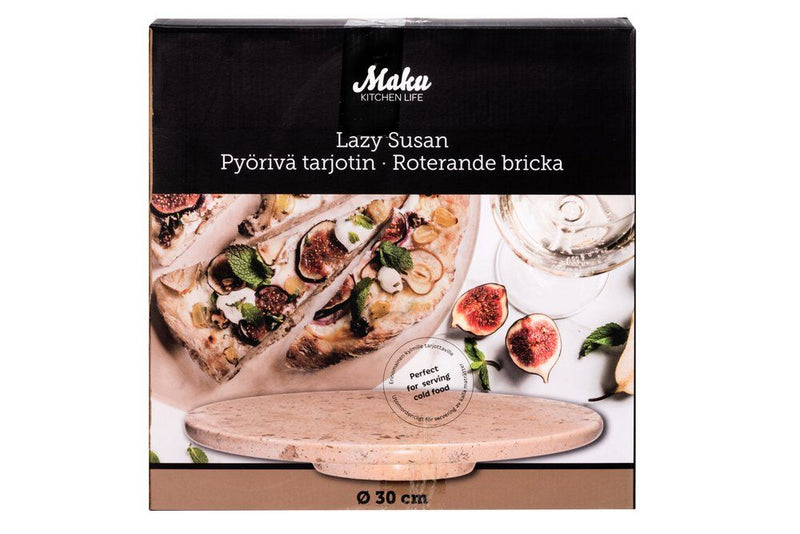 Maku Draaiend dienblad marmer Ø 30 cm