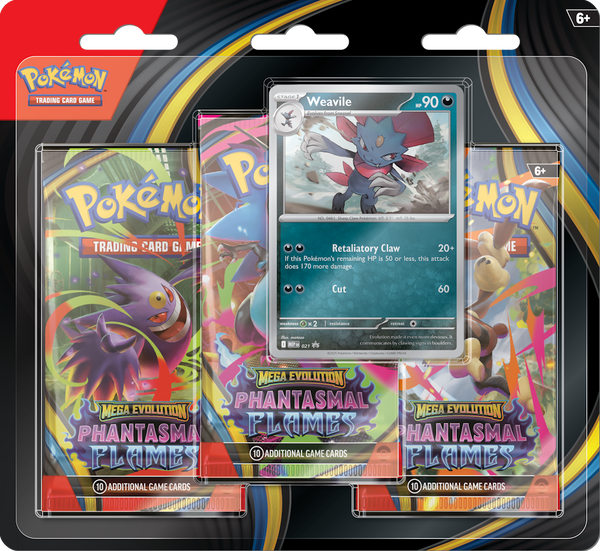 Pokémon TCG: Mega Evolution – Phantasmal Flames Blister – Ontsteek de Vlam van de Strijd