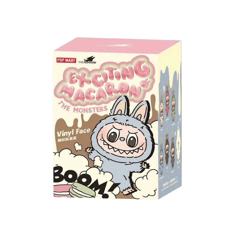 Pop Mart Labubu The Monsters Tasty Macarons Vinyl Face Blind Box 1 stuk