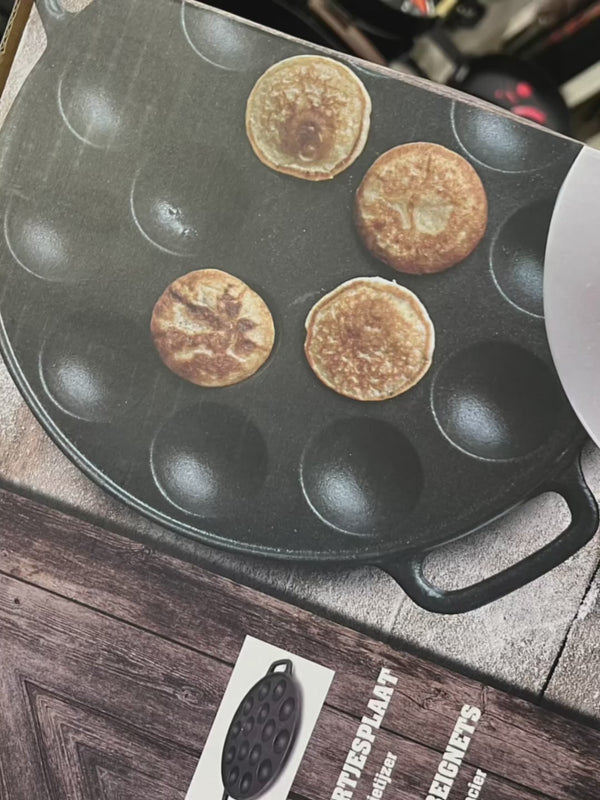 Poffertjespan gietijzer