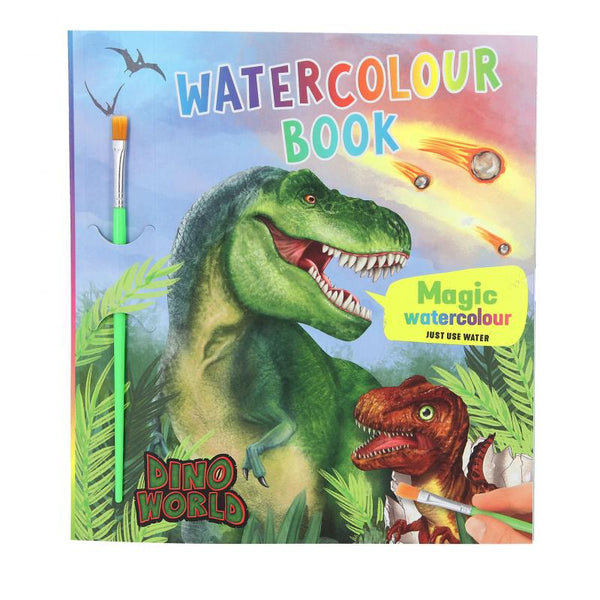 Dino World Watercolour Boek