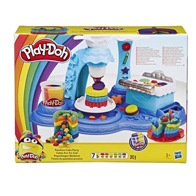Playdoh Rainbow Cake Party