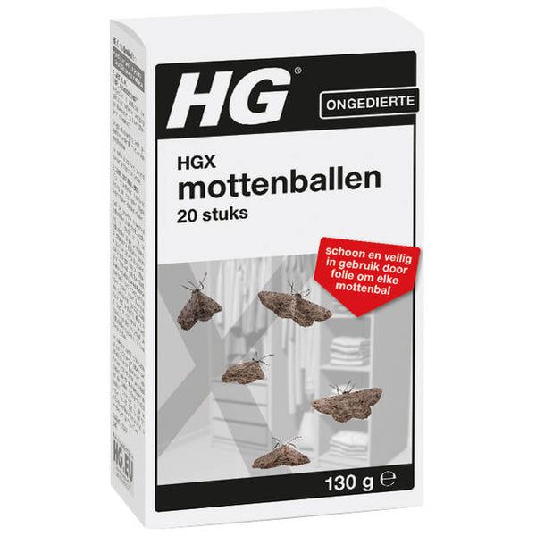HG X Mottenballen - 20 stuks