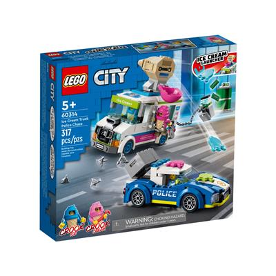 LEGO City Ijswagen Politieachtervolging - 60314