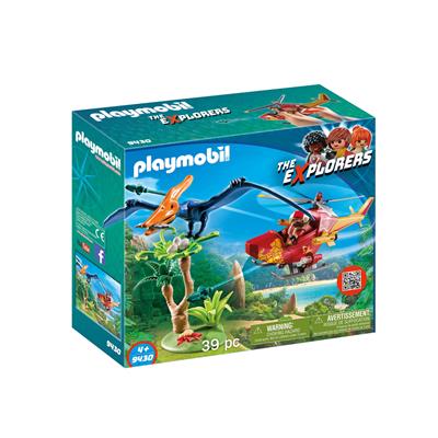 Playmobil 9430 Helikopter met Pteranodon