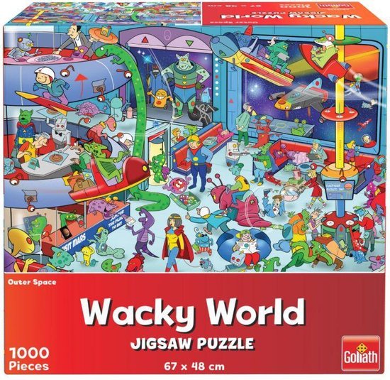 Wacky World Puzzel Outerspace 1000 Stukjes