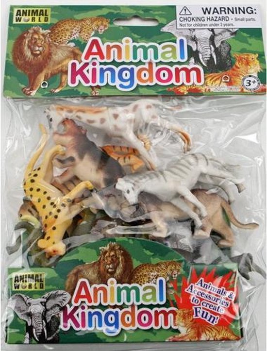Animal World Kingdom Wilde Dieren - 8 stuks