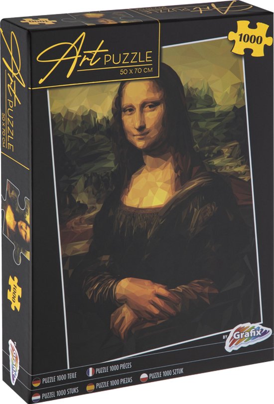 Grafix Puzzel 1000 stukjes volwassenen Mona Lisa
