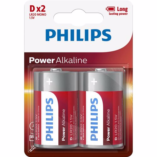 Philips Batterijen 2x D LR20 MONO 1.5V