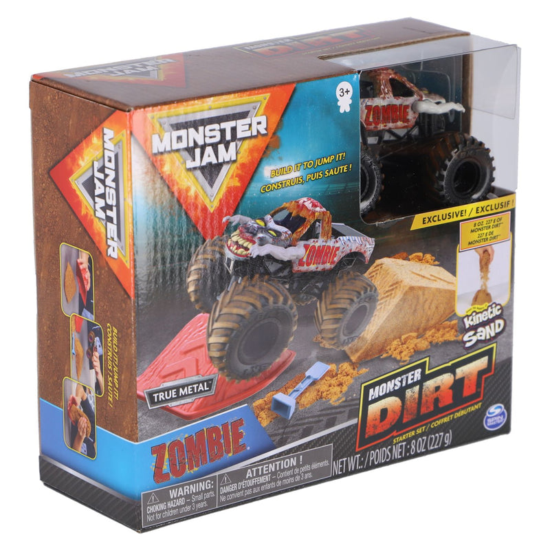 Monster Jam Dirt Kinetic Sand Starter Set